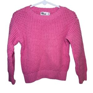 Epic Threads Pink Knit Girls 4T Crewneck Sweater